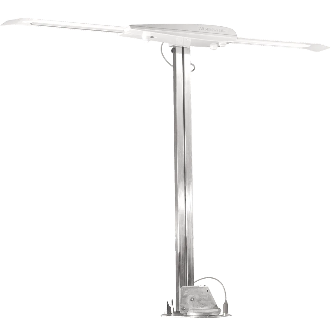 RV-3095 – WINEGARD Broadcast TV Antenna, Sensar ® III Permanent Roof Mount Multi-Directional Receives VHF/ UHF Signal...